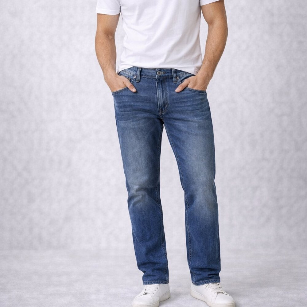 Liverpool Kingston Straight ECO Men's Denim Blue Jeans 35x34-NWT